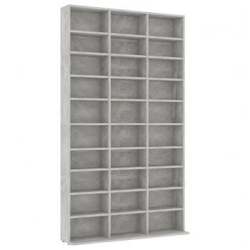 CD-Schrank Betongrau 102x16x177,5 cm Holzwerkstoff