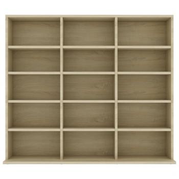 CD-Regal Sonoma-Eiche 102x23x89,5 cm Holzwerkstoff