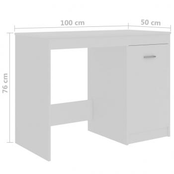 Schreibtisch Weiß 100×50×76 cm Holzwerkstoff