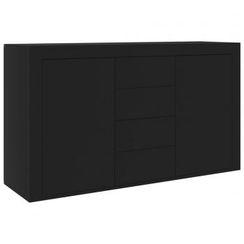 Sideboard Schwarz 120x36x69 cm Holzwerkstoff