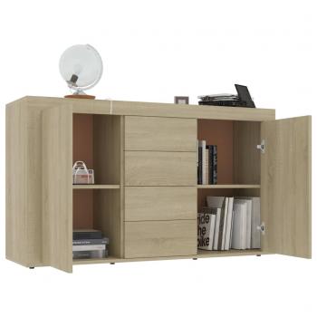 Sideboard Sonoma-Eiche 120x36x69 cm Holzwerkstoff