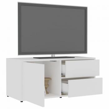 TV-Schrank Weiß 80x34x36 cm Holzwerkstoff