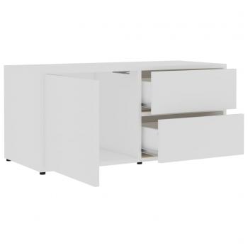 TV-Schrank Weiß 80x34x36 cm Holzwerkstoff