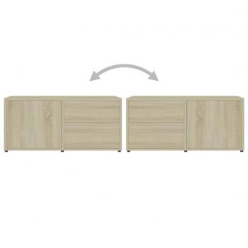 TV-Schrank Sonoma-Eiche 80x34x36 cm Holzwerkstoff