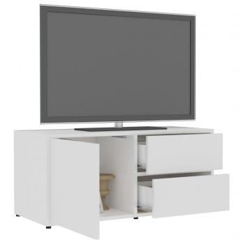 TV-Schrank Hochglanz-Weiß 80x34x36 cm Holzwerkstoff