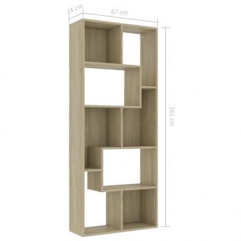 Bücherregal Sonoma-Eiche 67x24x161 cm Holzwerkstoff