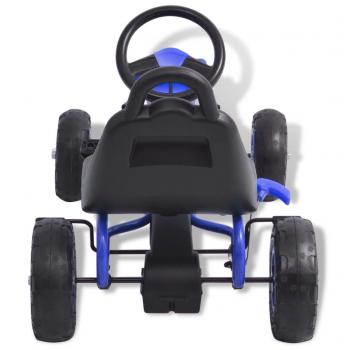 Pedal Go-Kart mit Luftreifen Blau