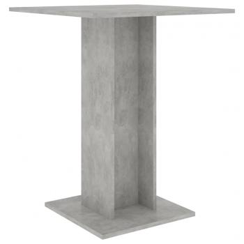 Bistrotisch Betongrau 60x60x75 cm Holzwerkstoff