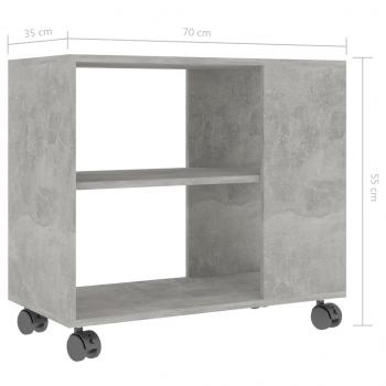 Beistelltisch Betongrau 70x35x55 cm Holzwerkstoff