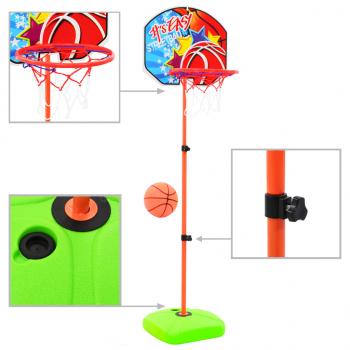 ARDEBO.de - Kinder Basketballkorb und Ball Set