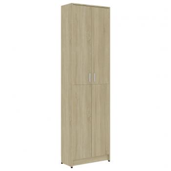 Garderobenschrank Sonoma-Eiche 55x25x189 cm Holzwerkstoff