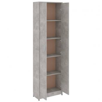 Garderobenschrank Betongrau 55x25x189 cm Holzwerkstoff