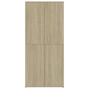 Schuhschrank Sonoma-Eiche 80x39x178 cm Holzwerkstoff