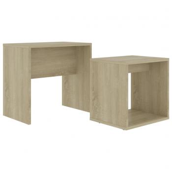 Couchtisch-Set Sonoma-Eiche 48 x 30 x 45 cm Holzwerkstoff