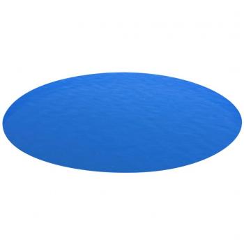 ARDEBO.de - Runde Pool-Abdeckung PE Blau 488 cm