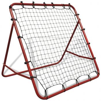 ARDEBO.de - Verstellbarer Fußball Kickback Rebounder 100x100 cm 