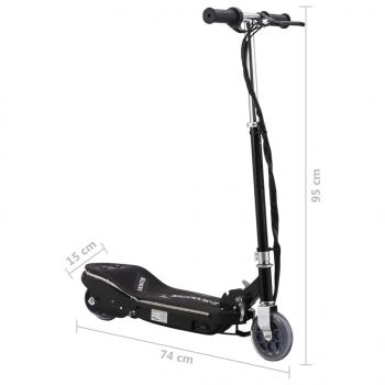 E-Scooter mit LED 120 W Schwarz