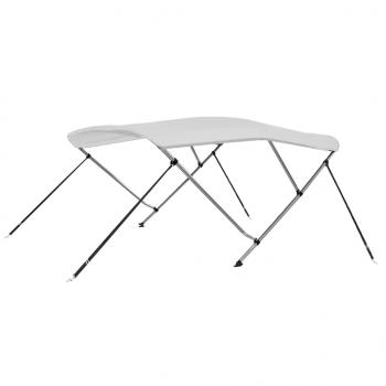 ARDEBO.de - 3-Bow Bimini Top Weiß 183x140x137 cm