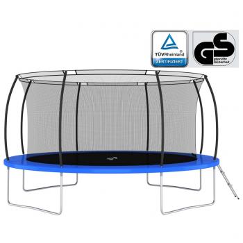 Trampolin-Set Rund 460×80 cm 150 kg