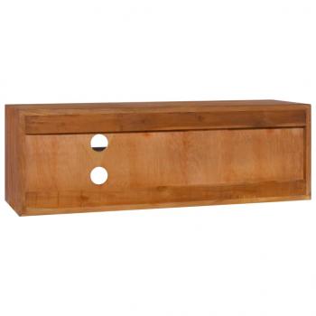 Wand-TV-Schrank 90x30x30 cm Teak Massivholz