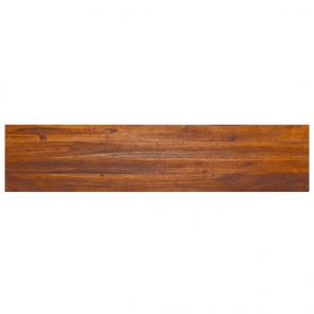 Wand-TV-Schrank 135x30x30 cm Teak Massivholz