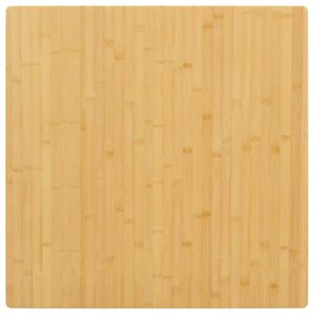 ARDEBO.de - Tischplatte 70x70x2,5 cm Bambus