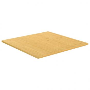 Tischplatte 70x70x1,5 cm Bambus