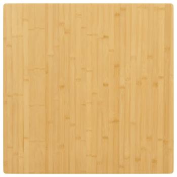 ARDEBO.de - Tischplatte 90x90x2,5 cm Bambus