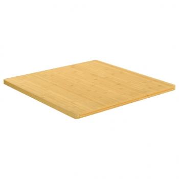 Tischplatte 90x90x2,5 cm Bambus