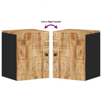 Bad-Wandschrank 38x33x48 cm Massivholz Mango