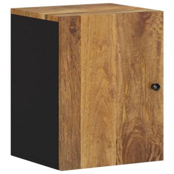 Bad-Wandschrank 38x33x48 cm Massivholz Mango