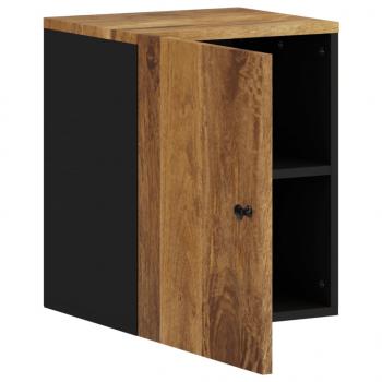 Bad-Wandschrank 38x33x48 cm Massivholz Mango