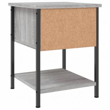 Nachttisch Grau Sonoma 34x35,5x45 cm Holzwerkstoff