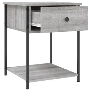 Nachttisch Grau Sonoma 44x45x58 cm Holzwerkstoff