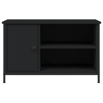 TV-Schrank Schwarz 80x40x50 cm Holzwerkstoff