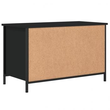 TV-Schrank Schwarz 80x40x50 cm Holzwerkstoff