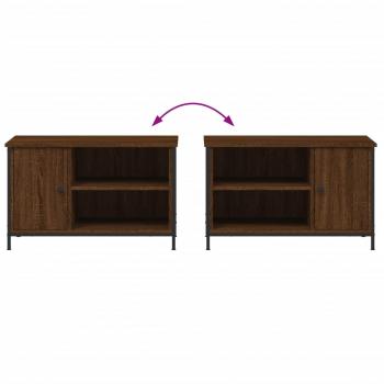 TV-Schrank Braun Eichen-Optik 80x40x50 cm Holzwerkstoff