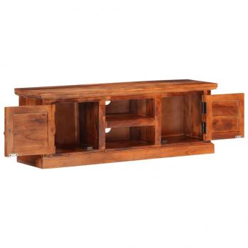 TV-Schrank mit Türen 112x30x40 cm Massivholz Akazie