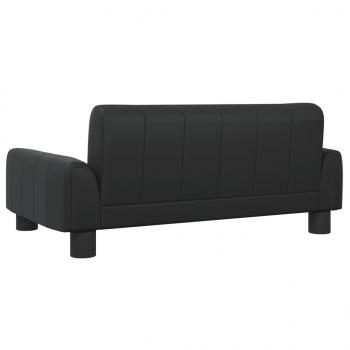 Hundebett Schwarz 70x45x30 cm Kunstleder