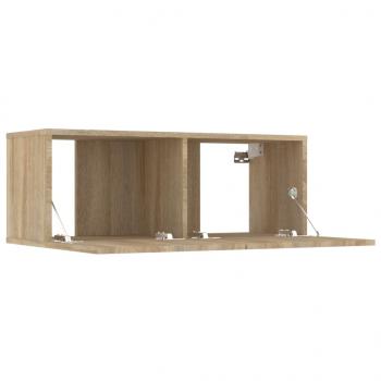 TV-Schränke 4 Stk. Sonoma-Eiche 80x30x30 cm Holzwerkstoff