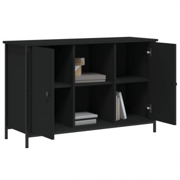 TV-Schrank Schwarz 100x35x65 cm Holzwerkstoff