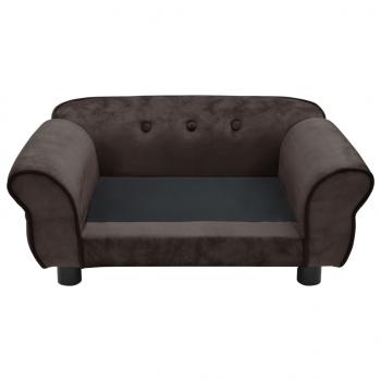 Hundesofa Braun 72x45x30 cm Plüsch 