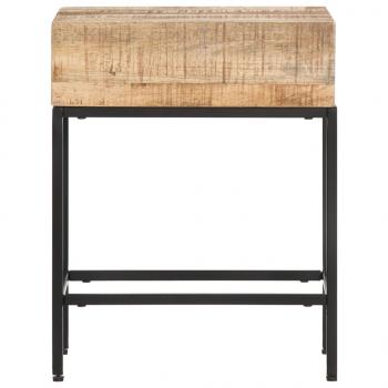 Beistelltisch 40x30x50 cm Raues Mango-Massivholz