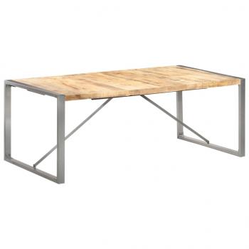 Esstisch 200x100x75 cm Raues Mango-Massivholz