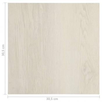 PVC-Fliesen Selbstklebend 55 Stk. 5,11 m² Beige