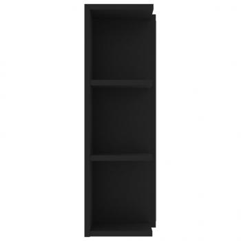 Bad-Spiegelschrank Schwarz 80x20,5x64 cm Holzwerkstoff