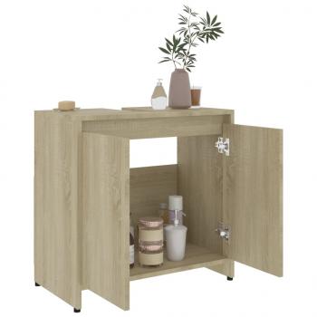 Badezimmerschrank Sonoma-Eiche 60x33x61 cm Holzwerkstoff