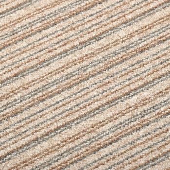 Teppichfliesen 20 Stk. 5 m² 50x50 cm Gestreift Beige