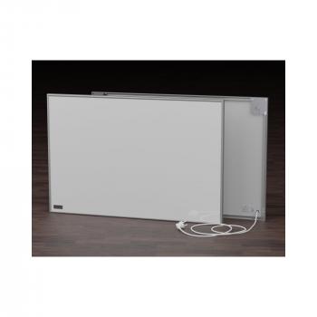 infraNOMIC Frame-Line Sandstrahlmattierung als Schreibtafel mit Alu-Rahmen 10 mm, 500W, 900x600 mm (GHE-PSchw-M10-96)