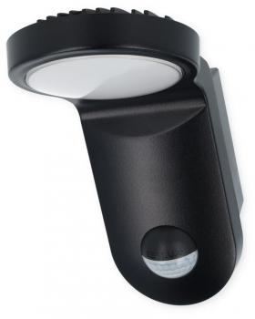 ARDEBO.de Esylux AOL 100 LED 3K Sensorleuchte, 14 W, 750 lm, 3000K, schwarz (EL10750717)